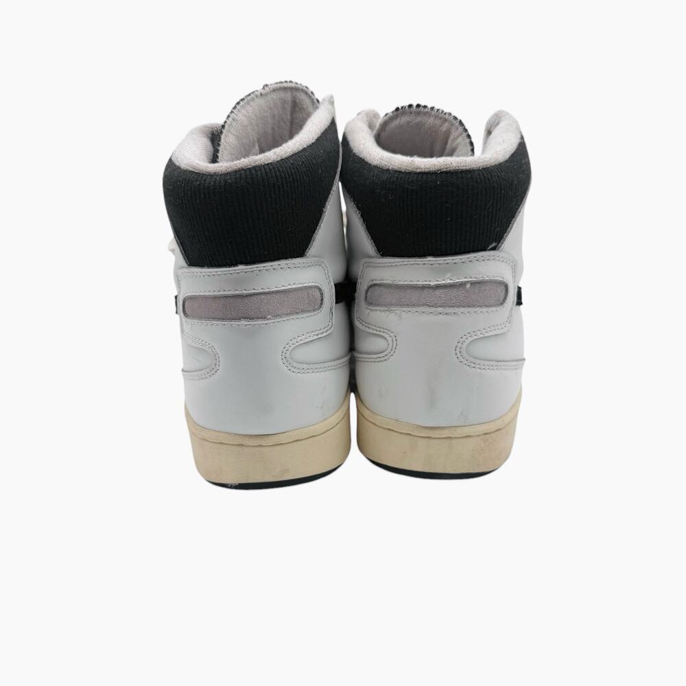 Diadora Mi Basket Used 'White Black' Sneakers Men’s Size 11.5 View 5